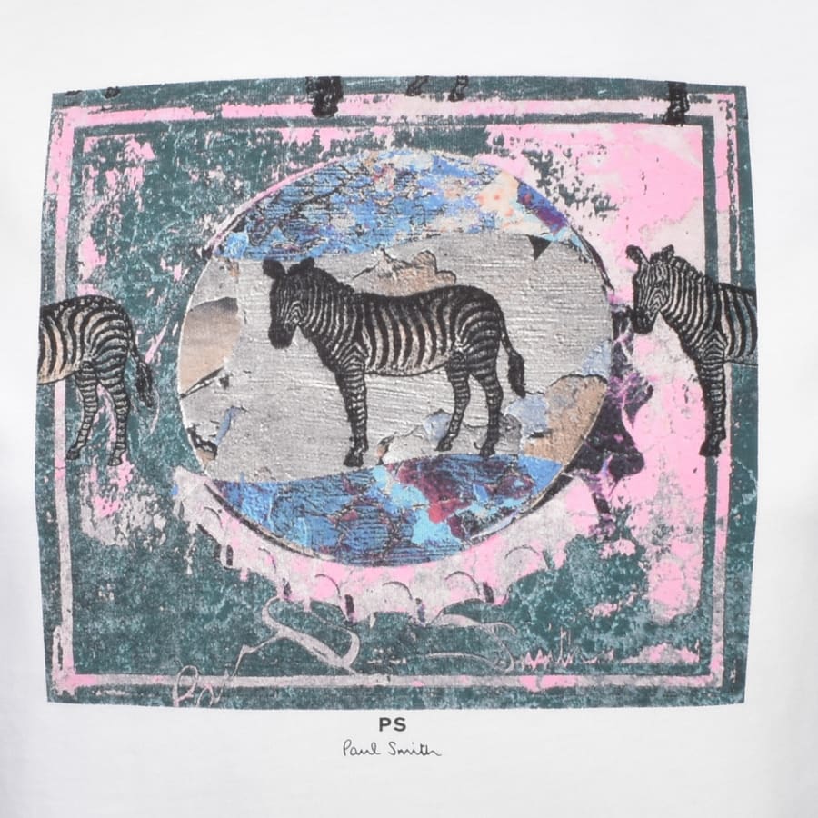 Alternative Image for ProductPS By Paul Smith Zebra T Shirt White3